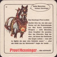 Beer coaster henninger-132-zadek