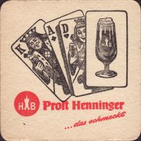 Beer coaster henninger-137-zadek