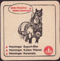 Beer coaster henninger-138
