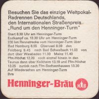 Beer coaster henninger-144-zadek