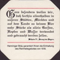 Beer coaster henninger-151-zadek-small