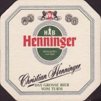 Beer coaster henninger-152