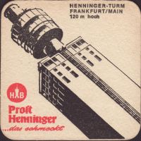 Beer coaster henninger-156