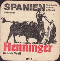 Beer coaster henninger-157-zadek