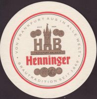 Beer coaster henninger-160