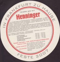 Beer coaster henninger-161-zadek-small