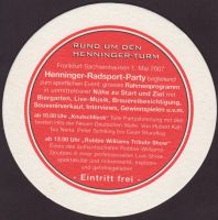 Beer coaster henninger-162-zadek