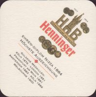 Beer coaster henninger-165-zadek-small