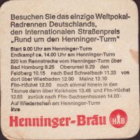 Beer coaster henninger-169-zadek