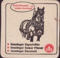 Beer coaster henninger-171