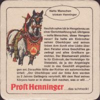 Beer coaster henninger-171-zadek-small