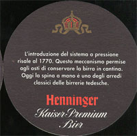 Beer coaster henninger-19