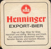 Beer coaster henninger-2-zadek