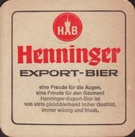 Beer coaster henninger-32-zadek