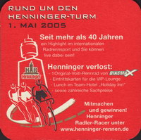 Beer coaster henninger-50