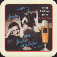 Beer coaster henninger-62-zadek