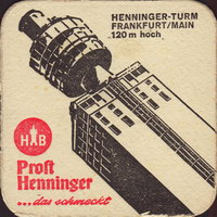 Beer coaster henninger-66