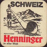 Beer coaster henninger-66-zadek