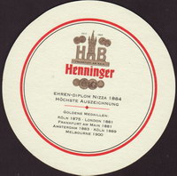 Beer coaster henninger-74-zadek