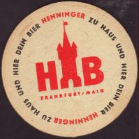 Beer coaster henninger-82-zadek