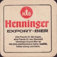 Beer coaster henninger-84