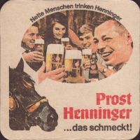 Beer coaster henninger-84-zadek