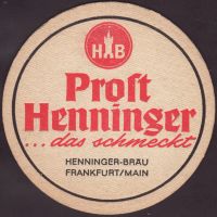Beer coaster henninger-85