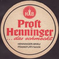 Pivní tácek henninger-85