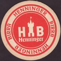 Beer coaster henninger-86-oboje