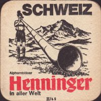 Beer coaster henninger-94-zadek