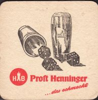 Beer coaster henninger-99