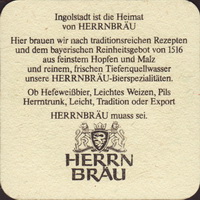 Beer coaster herrnbrau-16-zadek