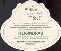 Beer coaster herrnbrau-3-zadek