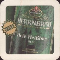 Beer coaster herrnbrau-30-zadek