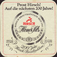 Pivní tácek hirsch-brauerei-honer-11