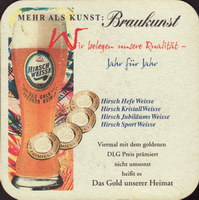 Pivní tácek hirsch-brauerei-honer-13-zadek