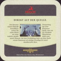 Beer coaster hirsch-brauerei-honer-15-zadek-small