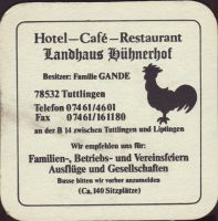 Beer coaster hirsch-brauerei-honer-16-zadek