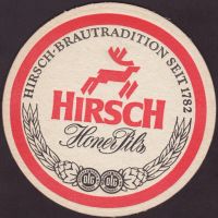 Pivní tácek hirsch-brauerei-honer-17