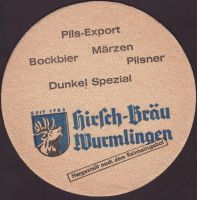 Beer coaster hirsch-brauerei-honer-20-zadek-small