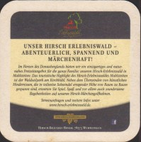 Pivní tácek hirsch-brauerei-honer-23-zadek