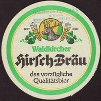 Pivní tácek hirschenbrauerei-waldkirch-1