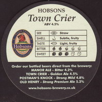 Beer coaster hobsons-2-zadek-small