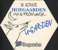 Beer coaster hoegaarden-100