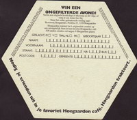 Beer coaster hoegaarden-382-zadek-small