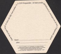 Beer coaster hoegaarden-485-zadek-small