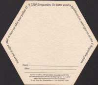 Pivní tácek hoegaarden-501-zadek