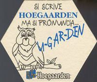 Beer coaster hoegaarden-90