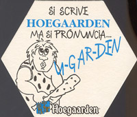 Beer coaster hoegaarden-93