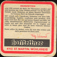 Pivní tácek hofstetten-2-zadek
